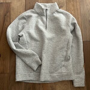 DSG Light Gray Zip-Up Men's Sweater